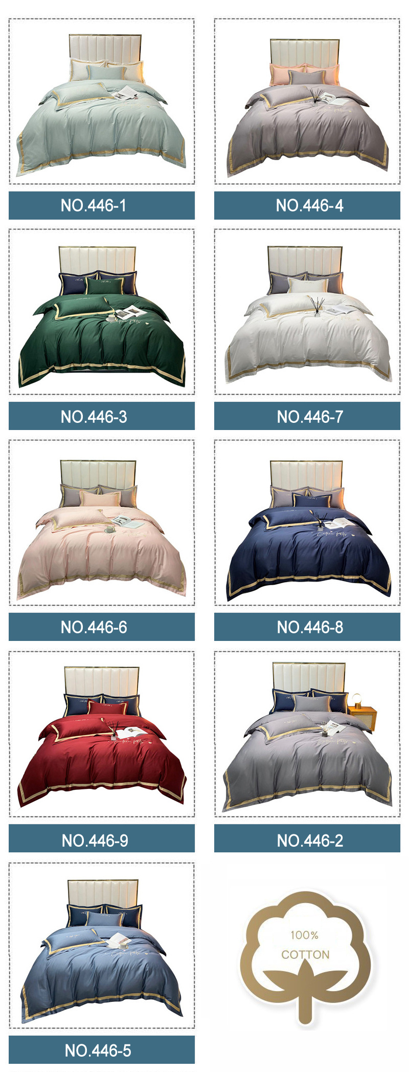 Deluxe Home Textile Deluxe Sleep 100% Cotton Bedsheet Red 4PCS