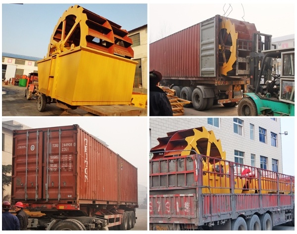 Wheel Bucket Sand Washer for Artificial Sand