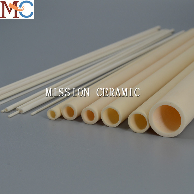 High Purity 99.7% Alumina Heat Resistant Ceramic Flange Tube