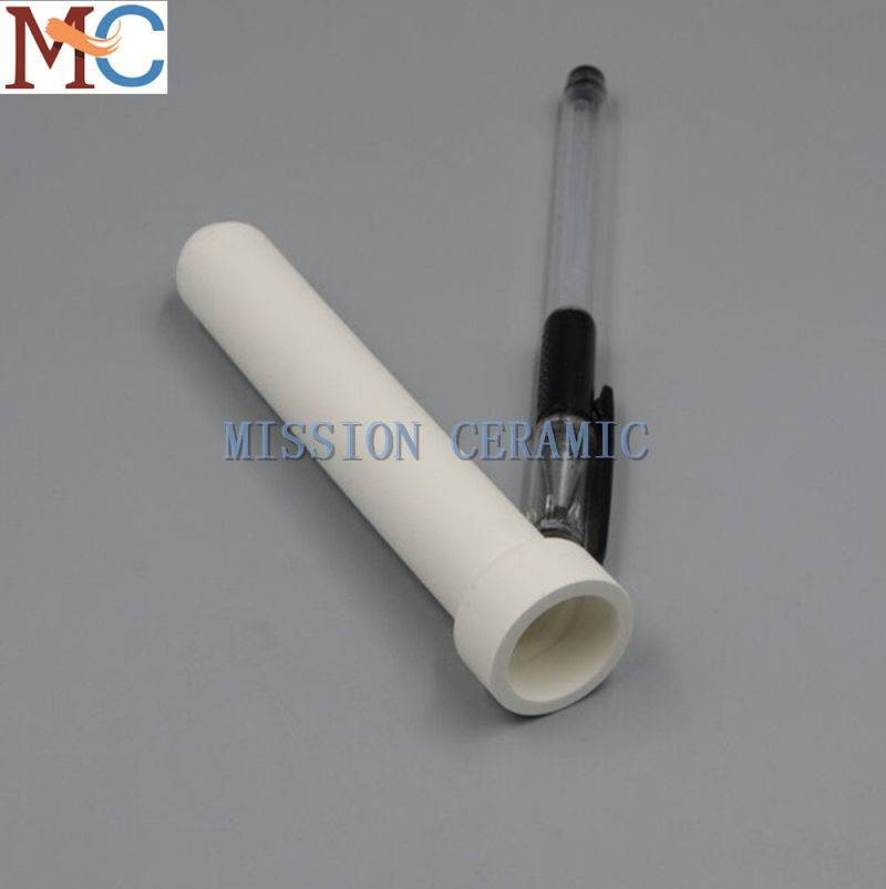 High Purity 99.7% Alumina Heat Resistant Ceramic Flange Tube