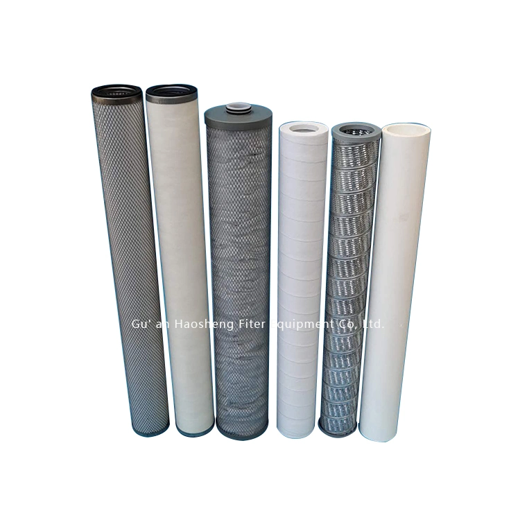 Natural Gas Filter Cartridge, Polyester Gas Filter, Pleated Gas Filter Cartridge for Oil Field Gas