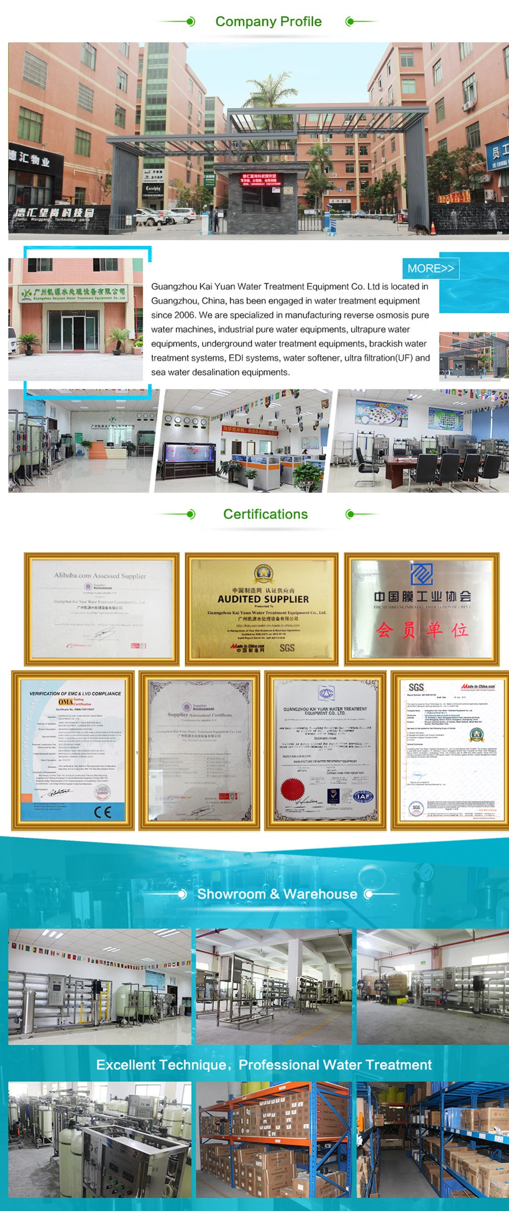 Factory Price 500lph Two Stage Water Filter Factory in China Industrial Water Filter