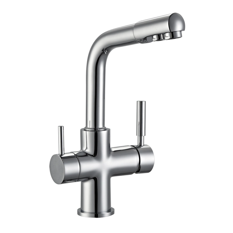 Deck Mounted 3 Way Kitchen Faucet for Filtered Water