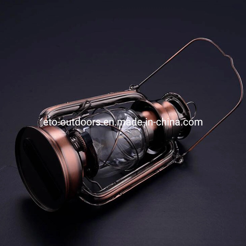 Rechargeable Home Decorative Antique LED Camping Lantern Hurricane Lantern