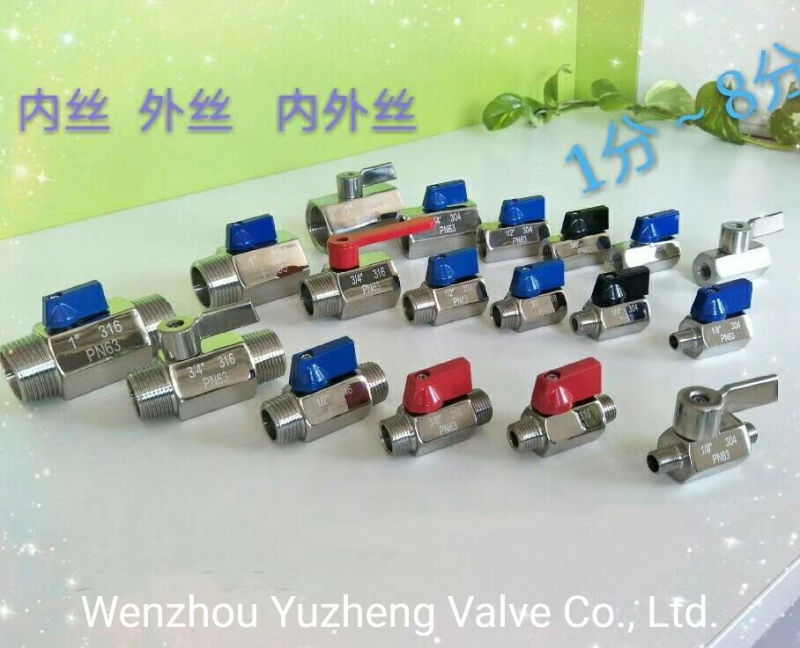 2019 316L Mini Small Ball Valve Hot Sale
