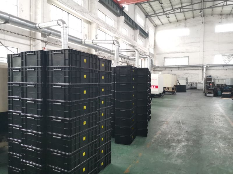 ESD Packaging Plastic Logistic Component Black Pallets