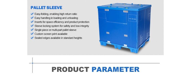Customized PP Plastic Pallet Box with Free Logo Printing