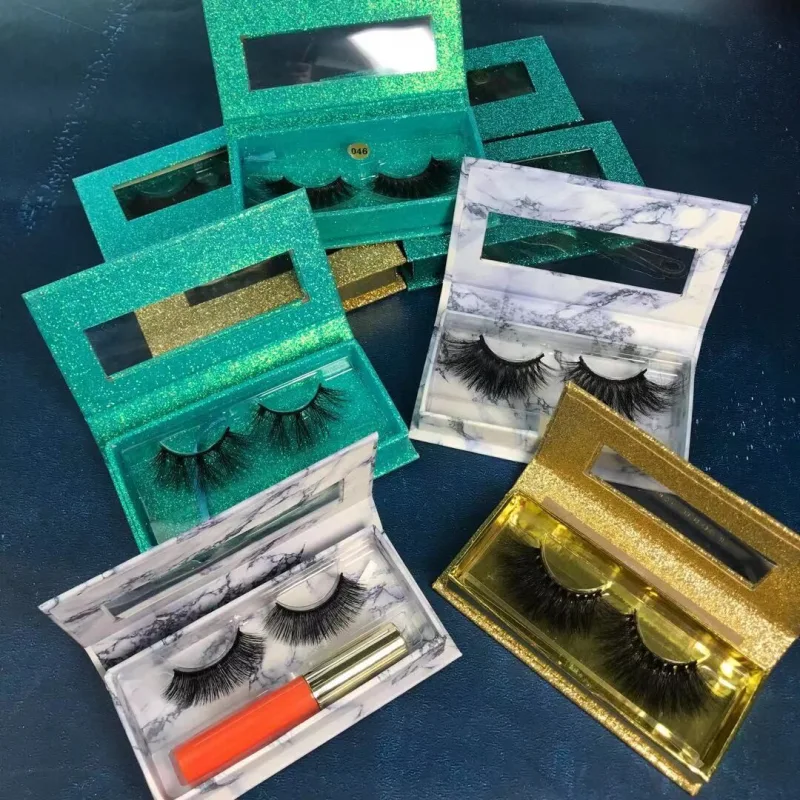 Eyelash Vendor Customized Boxes 25mm Mink Lashes