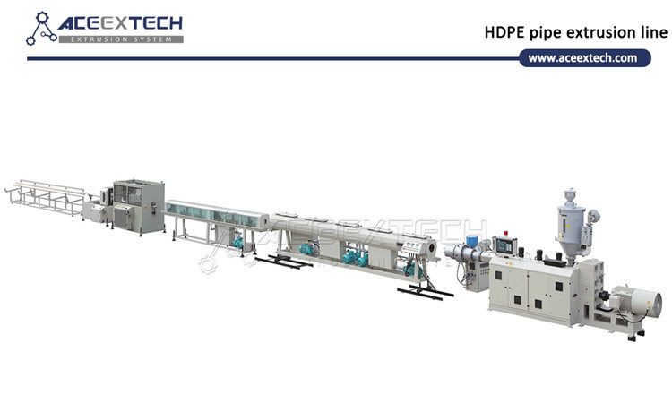 HDPE Tube Plastic Extruder Machinery