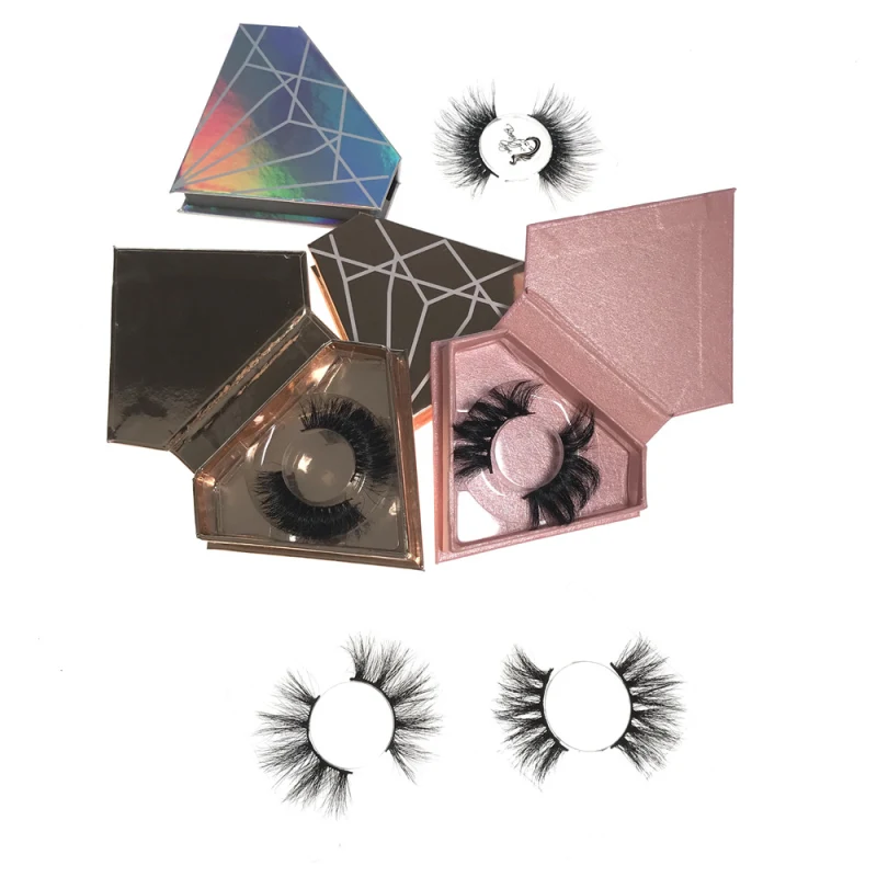 Eyelash Vendor Customized Boxes 25mm Mink Lashes