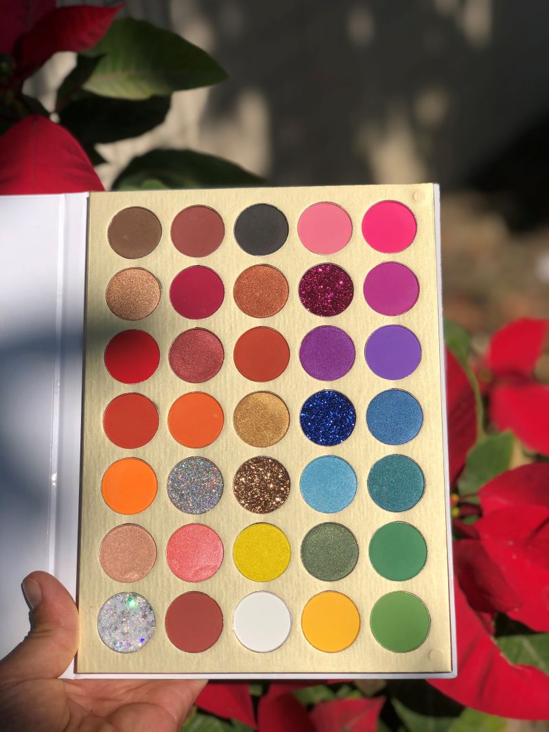 High Pigment Makeup Eyeshadow Palette 35 Color Eyeshadow Palette Private Label