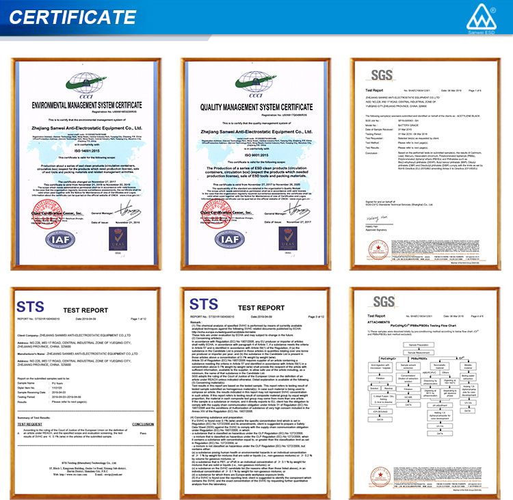 ESD Packaging Plastic Logistic Component Black Pallets