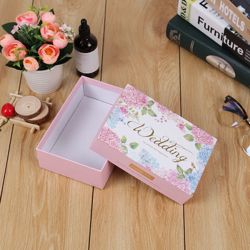 Custom Designed Wedding Gift Packaging Box