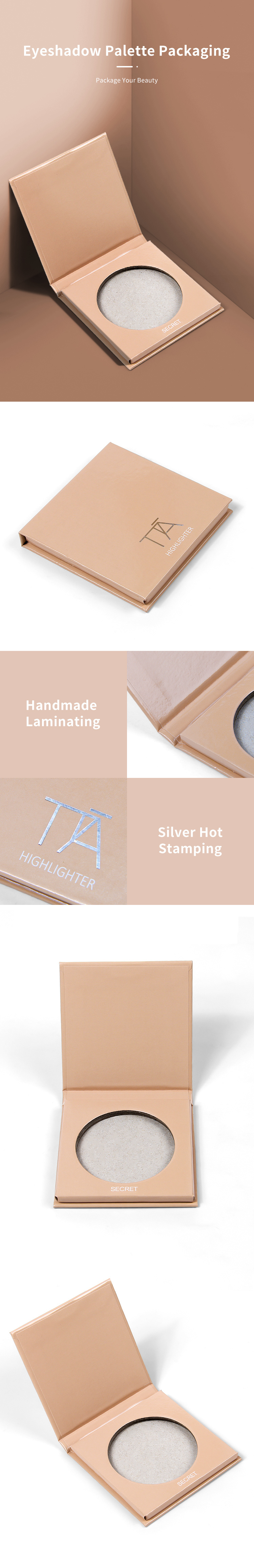 OEM Empty Makeup Palette Eyeshadow Palette Private Label Eyeshadow Palette