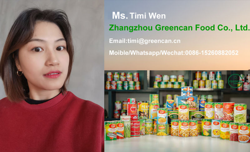 Fresh Crop Vegetable Canned Mixed Vegetable with Carrot and Green Peas