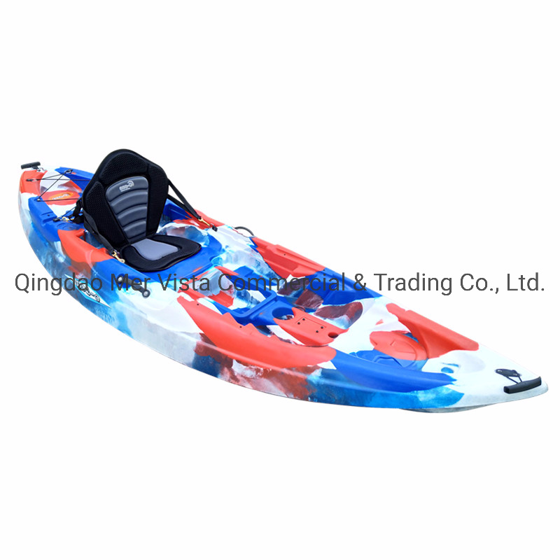 Hot Sale 1 Person Kayak Fishing Boat PE Rotomolding Plastic Kayaks