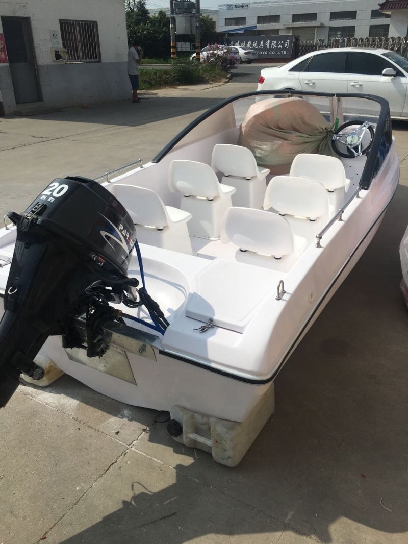 Beach Water Park 6 Seats Fiberglass Speed Boat