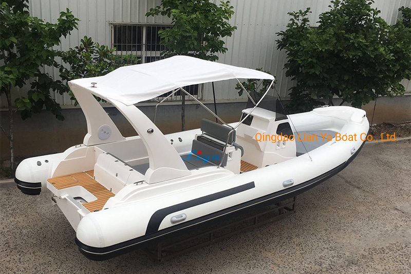 Liya 7.5m15 Persons Fishing Boat Speed Inflatable Fishing Boat