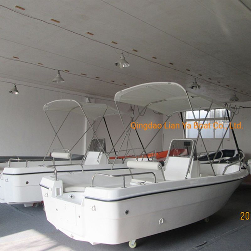5m Fishing Boat Fiberglass Fishing Boat White Boat Cheap Boat