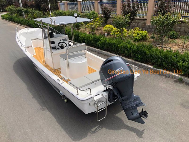 Liya 7.6m Private Fishing Boat Fiberglass Sport Fishing Yacht Boat