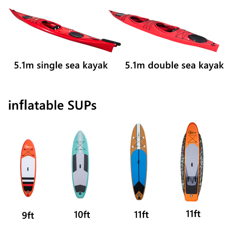 4.2m Fishing Kayak Single Sit on Top Paddling Boat