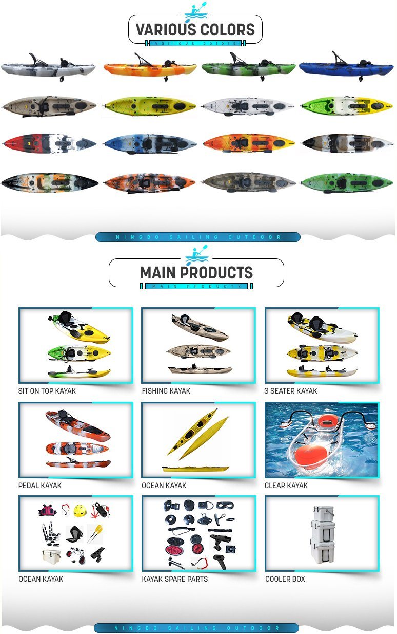 Best Selling 13FT Fishing Sea Kayak Boat Fish Kayaks Sale