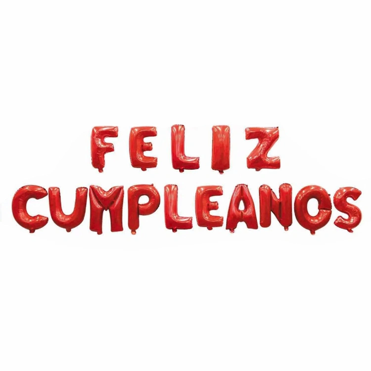 Helium for Balloons Feliz Cumpleanos Foil Balloon Birthday Party Decorations