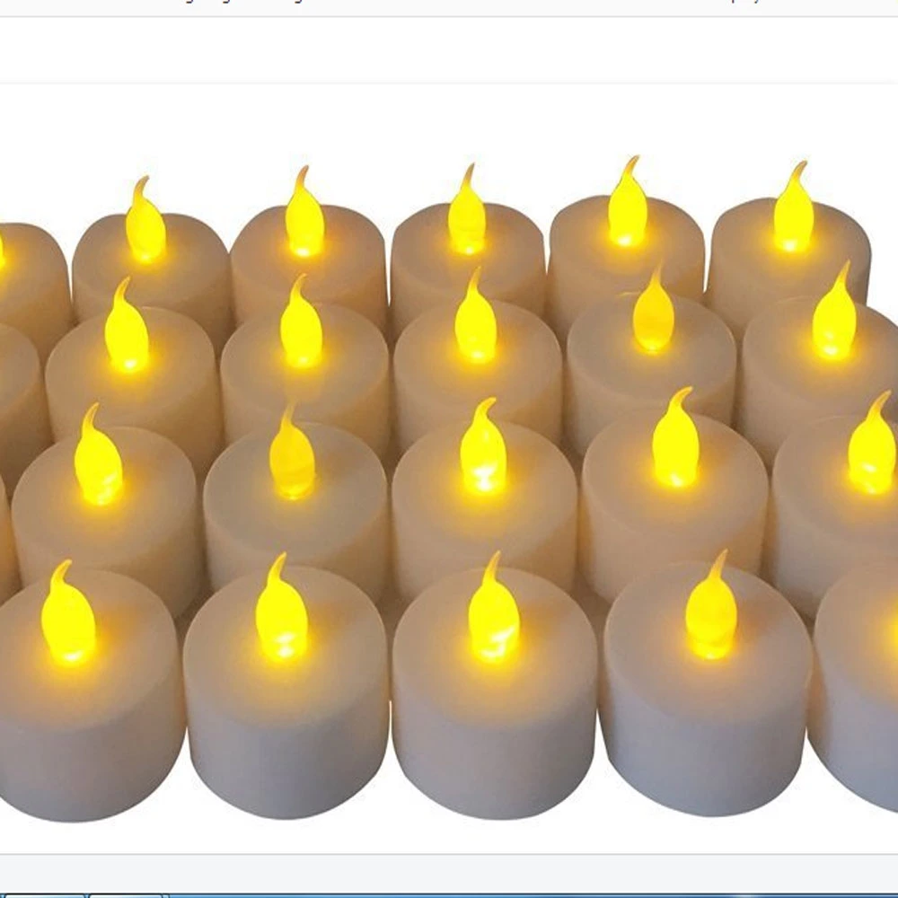 Battery Operated Church Candles LED Tealight Candles