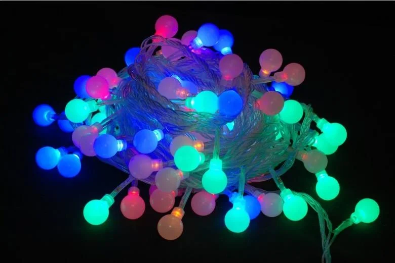 Commercial Outdoor Christmas Ornaments LED Ball String Lights Christmas Decorations