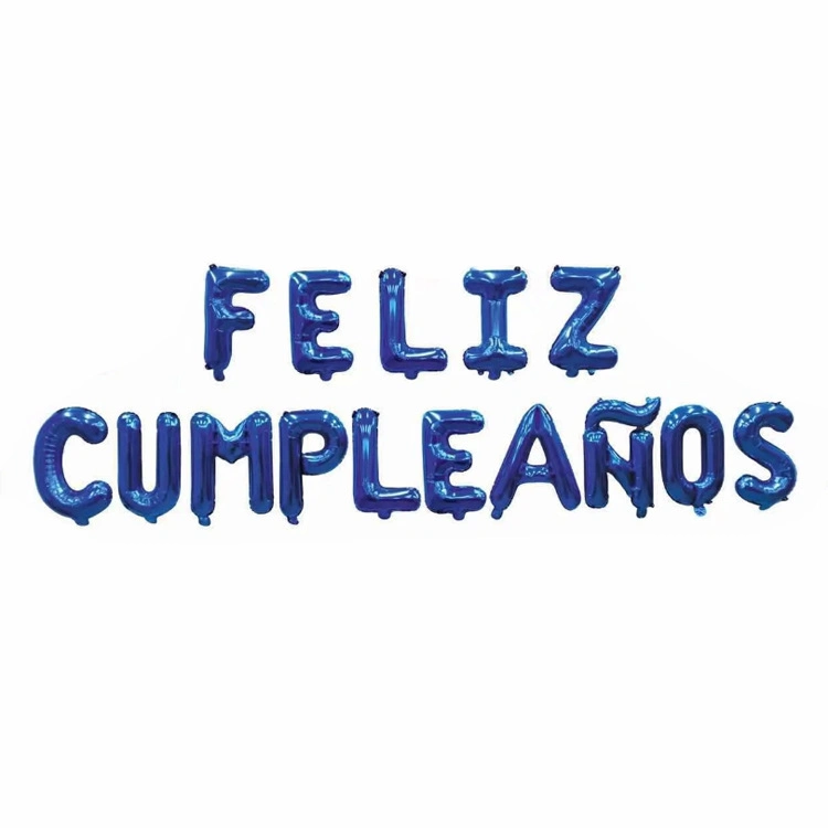 Helium for Balloons Feliz Cumpleanos Foil Balloon Birthday Party Decorations