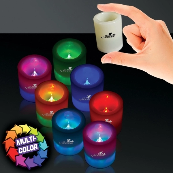 Round ABS Flameless LED Tea Candle Light