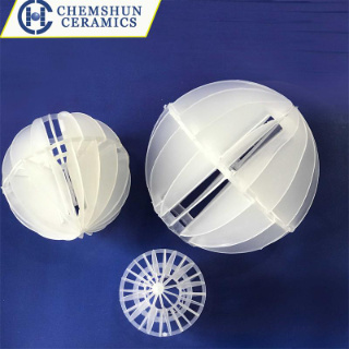 Plastic Tower Packing Polyhedral Hollow Ball Packings Catalyst Supports Manufacturers