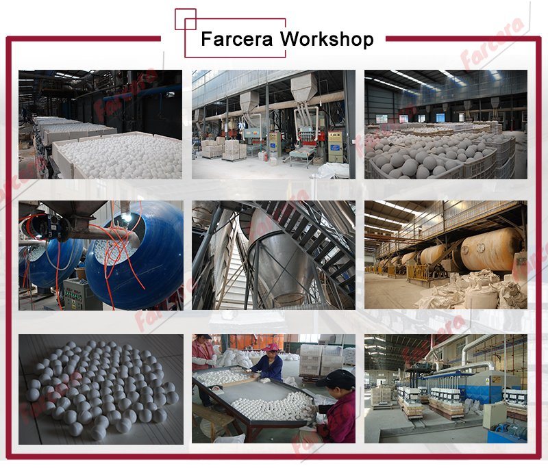Alumina Inert Ceramic Ball Catalyst Supports The Ball