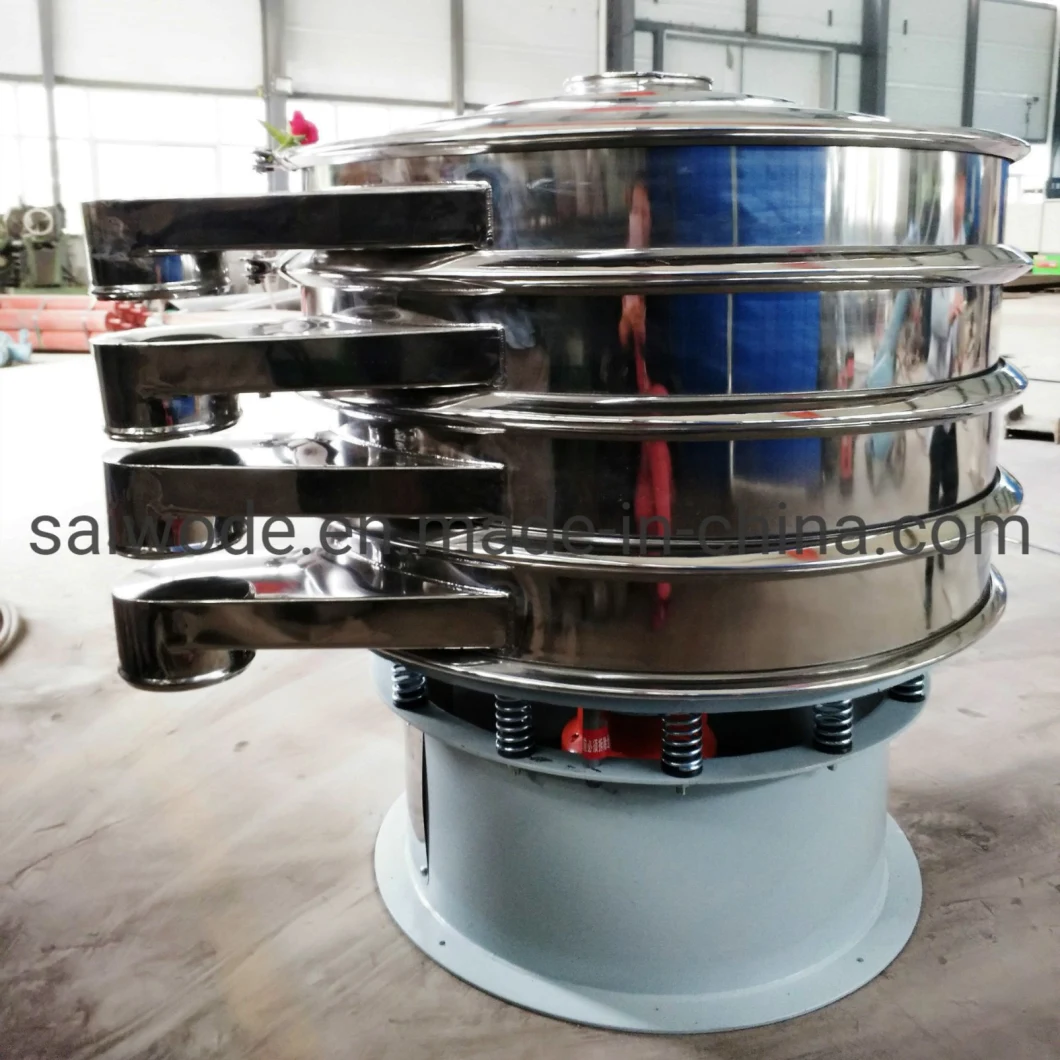 Customized Portable Food Industrial Powder Round Circular Rotary Vibrating Screen Sieve