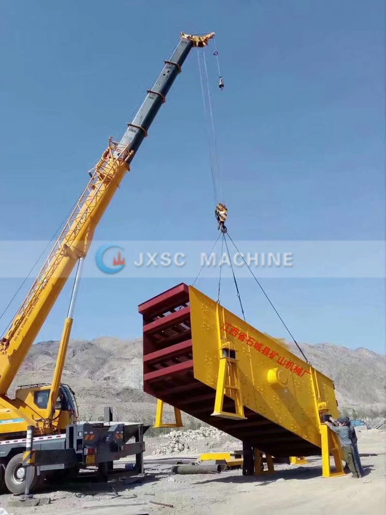 Silica Sand Linear Vibrating Screen Vibrating Wire Mesh Sieve Machine