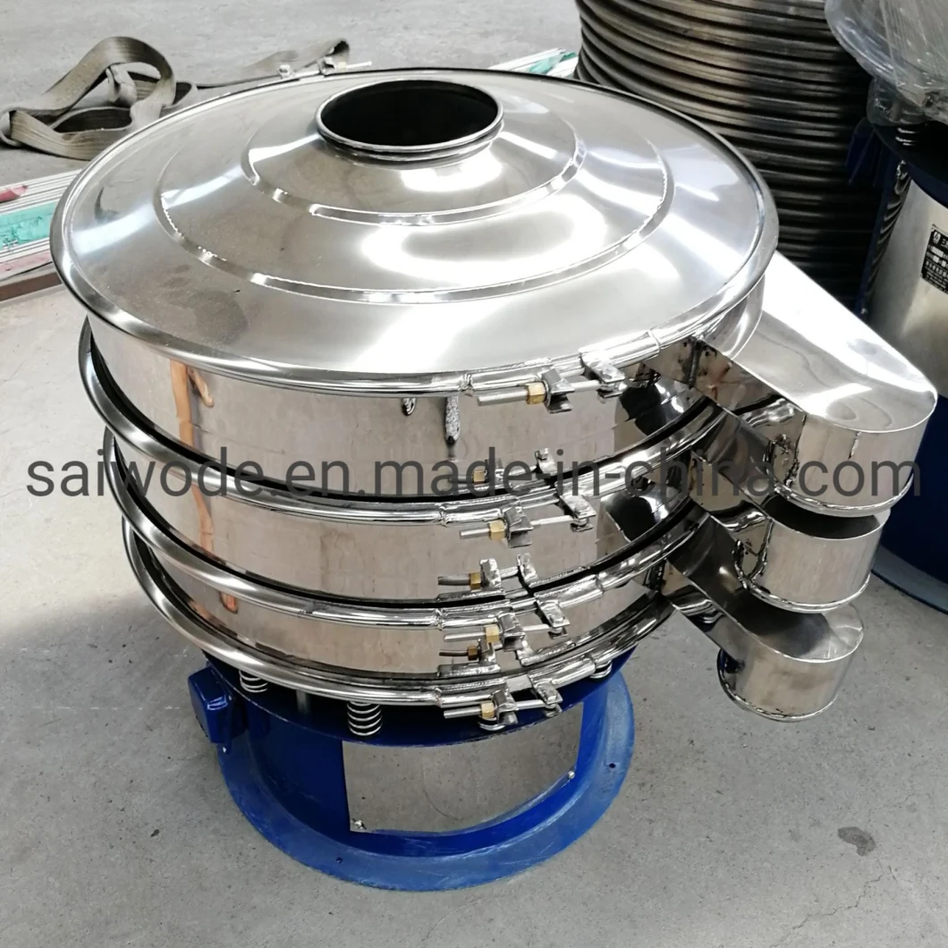 Customized Portable Food Industrial Powder Round Circular Rotary Vibrating Screen Sieve