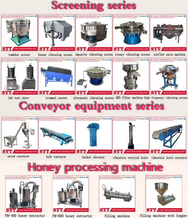 Vibrating Screen Sieving Machine for Spices Coffee Powder Bread Flour