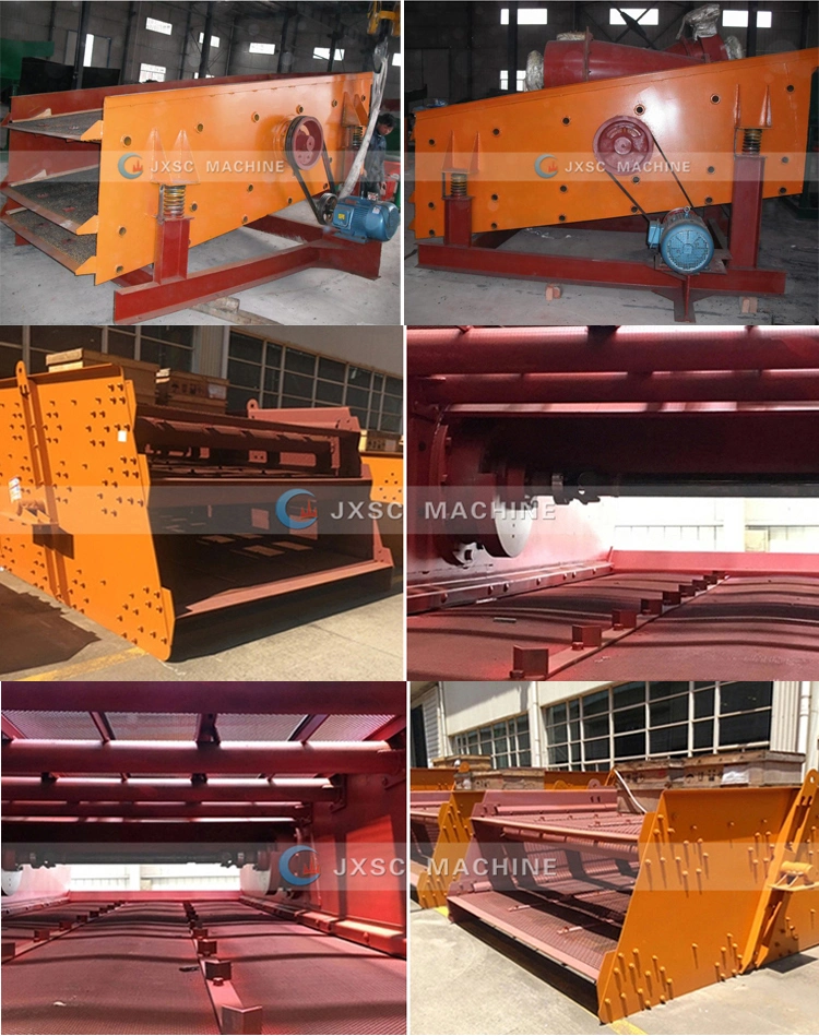 Silica Sand Linear Vibrating Screen Vibrating Wire Mesh Sieve Machine