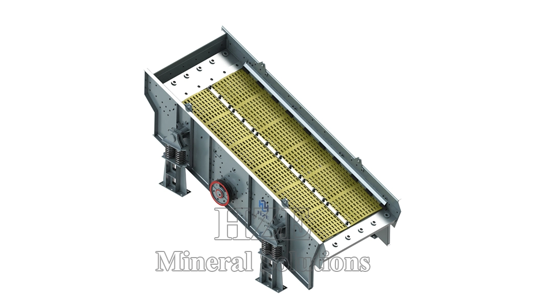 Mine Equipment Self-Centering Vibrating Screen of Mineral Processing Plant