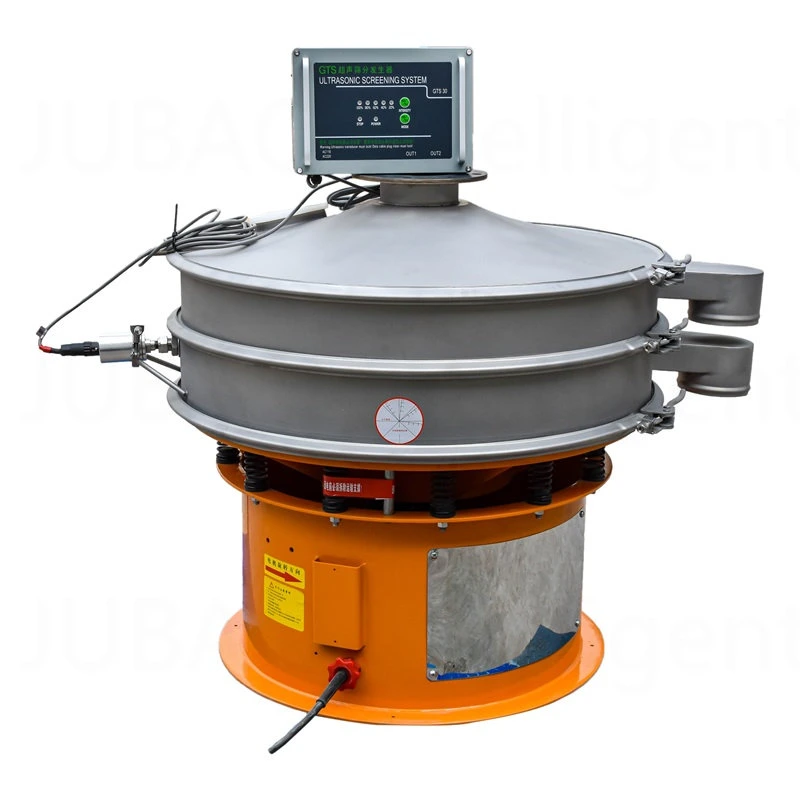 2 Decks Powder Grading Ultrasonic Type Circular Rotary Vibrating Screen Sieve Machine