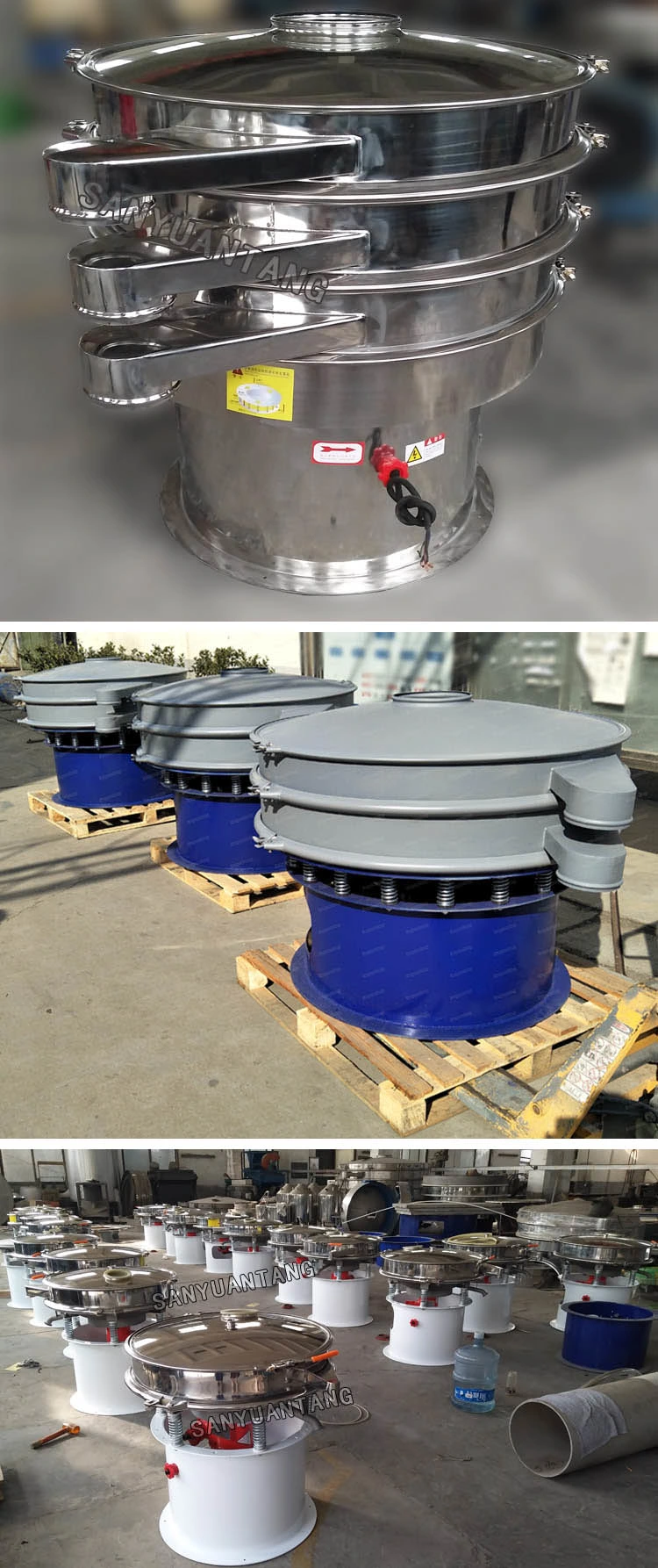 Multi-Deck Sifter, Vibrating Screen Sieving Machine