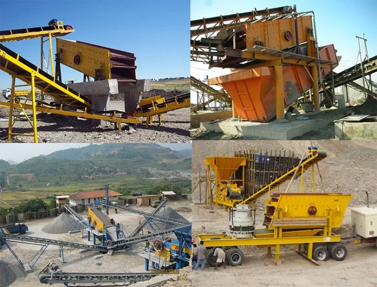 Mobile Mining Vibrating Screen Machine, Circular Vibrating Screen