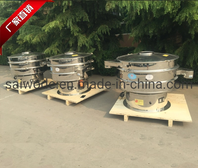 Customized Portable Food Industrial Powder Round Circular Rotary Vibrating Screen Sieve