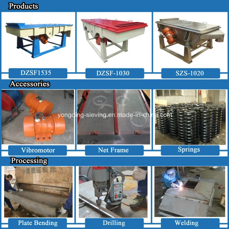 Electric Carbon Steel Linear Gravel Vibrating Sieve