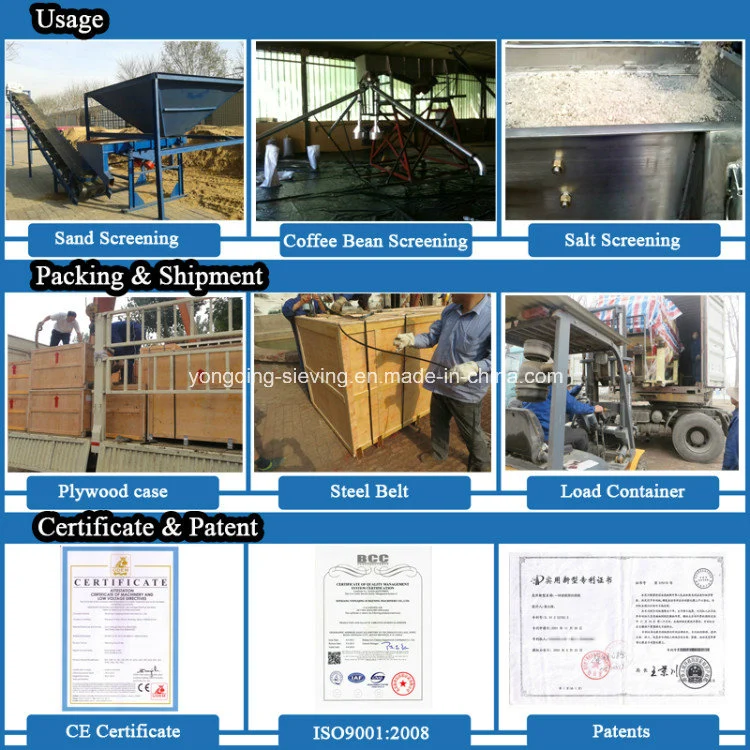 Electric Carbon Steel Linear Gravel Vibrating Sieve