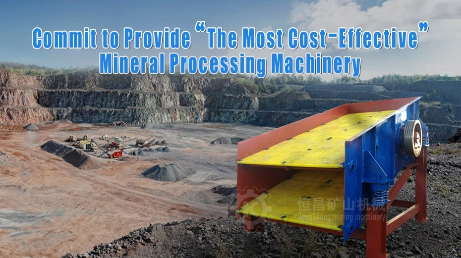 Mining Vibrating Screen for Alluvial Gold with 5 mm Screen