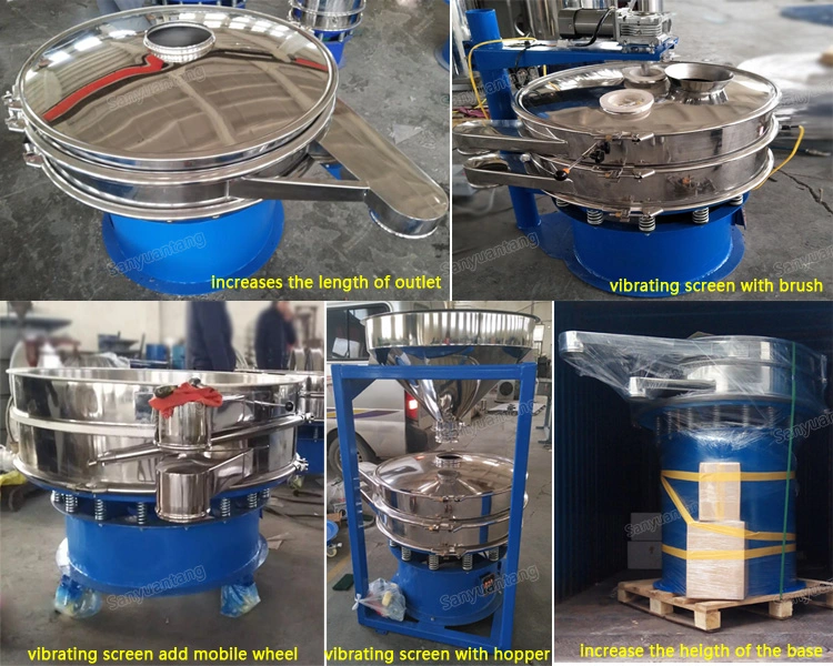 Good Quality Foodstuff Vibrating Screen Powder Size Grading Machine