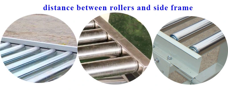 Linear Zinc Plating Steel Powered Roller Conveyor Table Conveyor