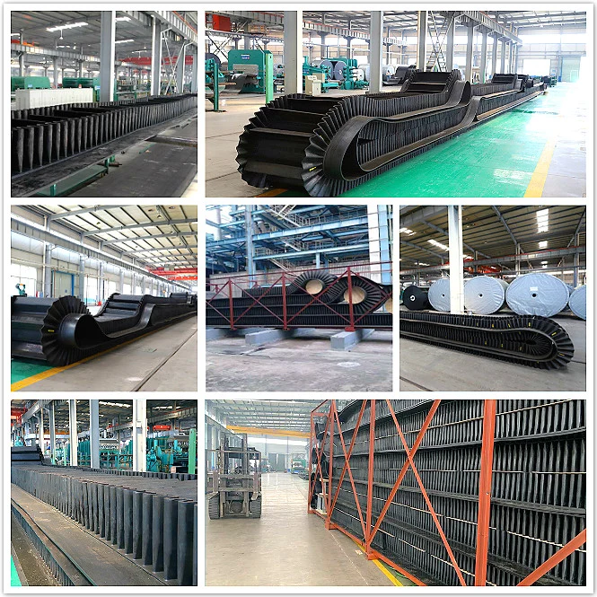 Sidewalls for Rubber Conveyor Belt for Powdery Material Transportation with Belt Width 650-2400mm