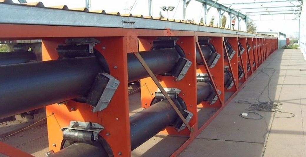 Ske Material Handling Curve Belt Conveyor Pipe Conveyor